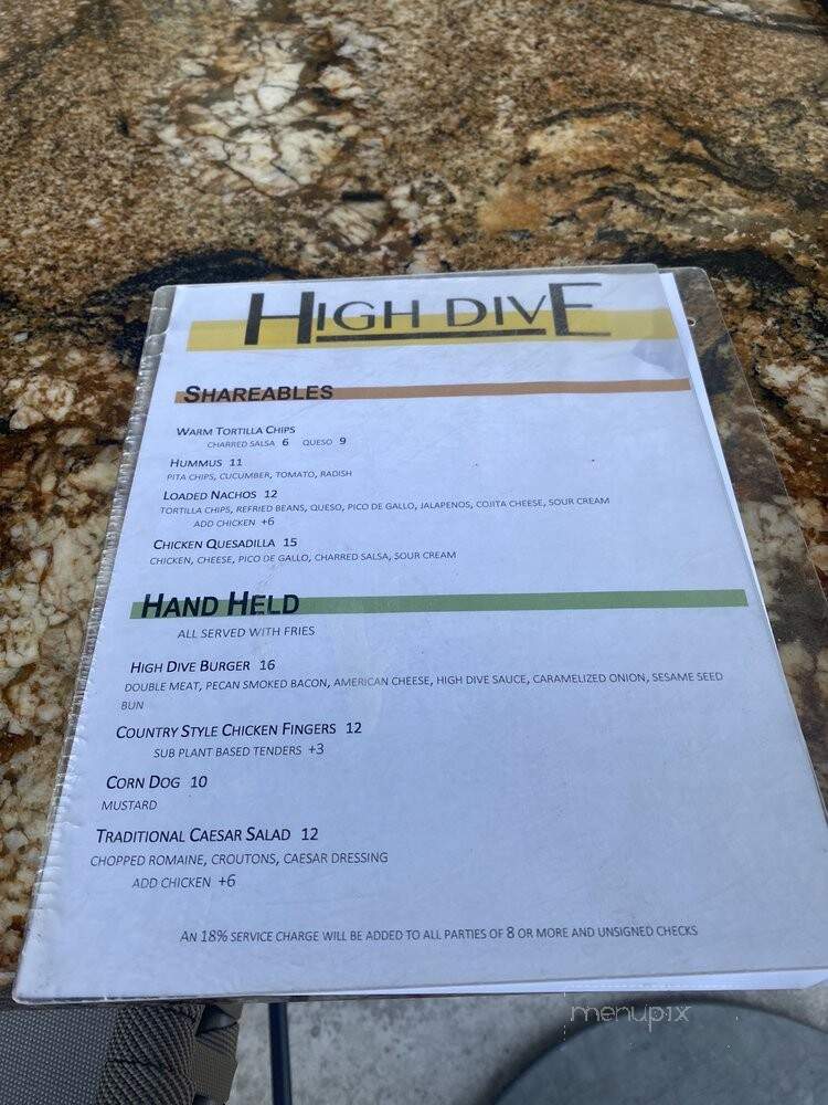 High Dive - Houston, TX