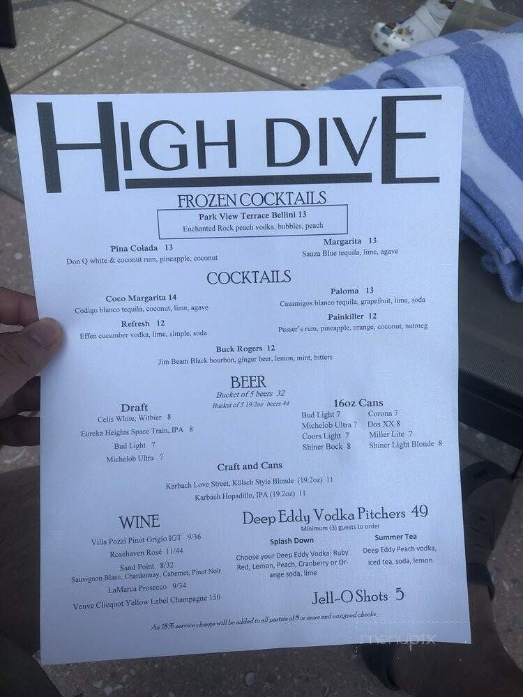 High Dive - Houston, TX