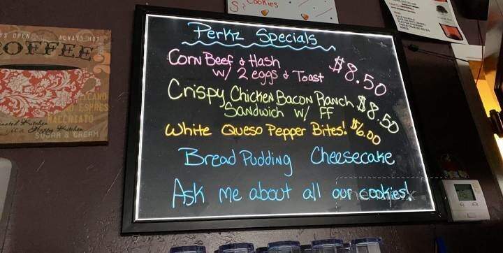 Perkz Cafe - Durand, WI menu_pic