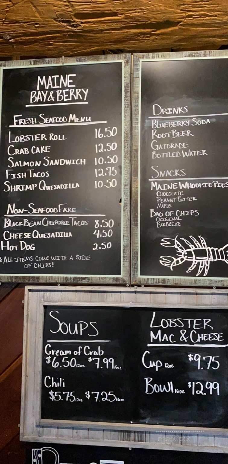 Maine Bay & Berry - State College, PA menu_pic