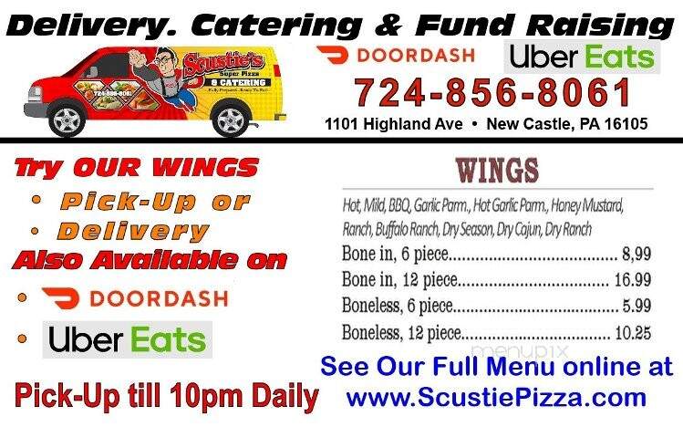 Scustie's Super Pizza - New Castle, PA