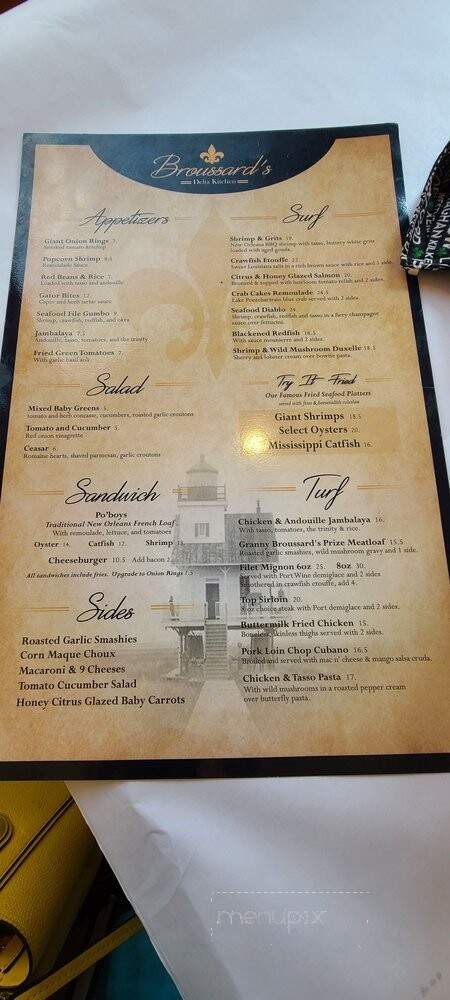 Broussard's Delta Kitchen - Georgetown, KY menu_pic