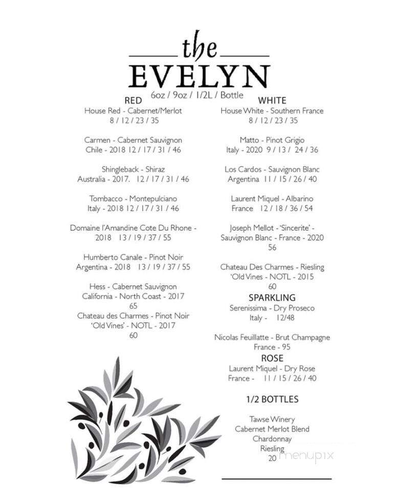 The Evelyn Restaurant - Elora, ON