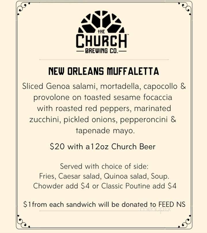The Church Brewing - Wolfville, NS