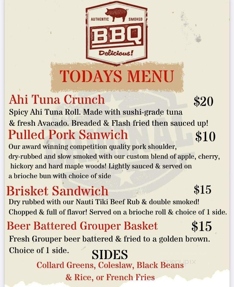 Fine Swine - Saint James City, FL menu_pic
