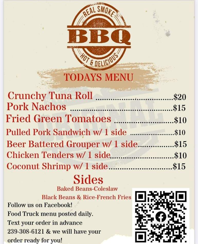 Fine Swine - Saint James City, FL menu_pic