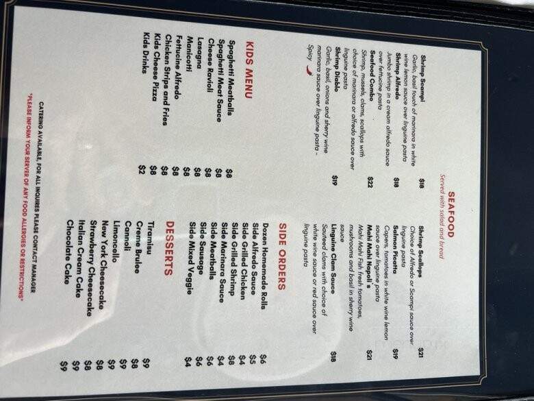Napoli's Italian Restaurant - South Ogden, UT menu_pic