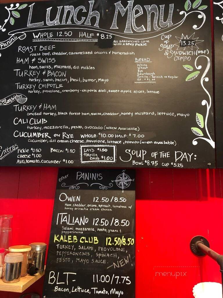Rusty Compass - Haines, AK menu_pic