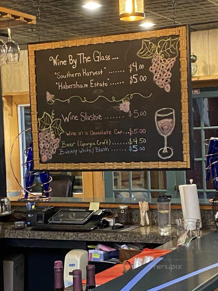 Habersham Winery - Helen, GA menu_pic
