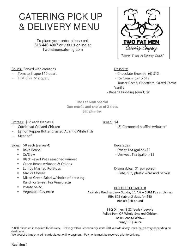 Mo'Cara - Lebanon, TN menu_pic