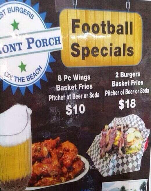 The Front Porch - Panama City Beach, FL menu_pic