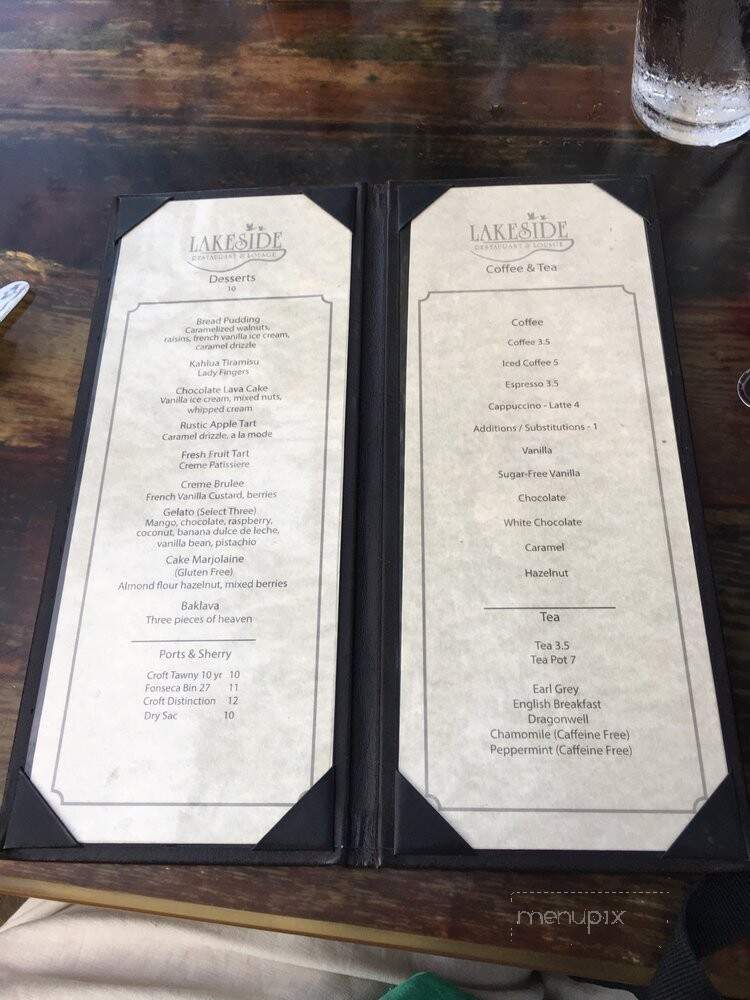 Lakeside Cafe - Encino, CA menu_pic