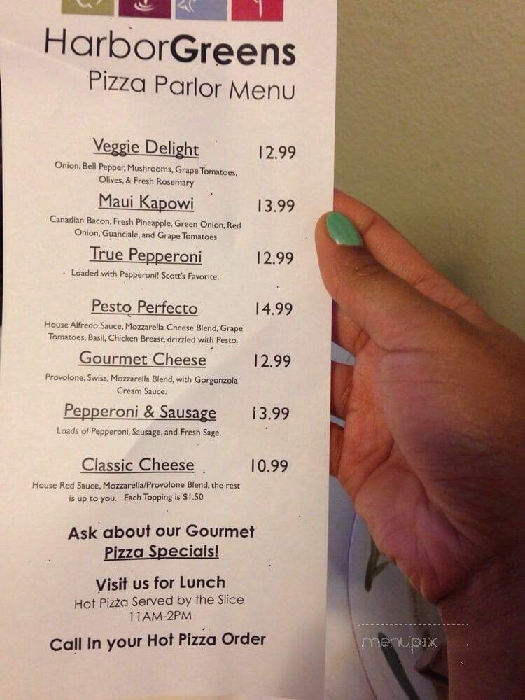 Harbor Greens - University Place, WA menu_pic