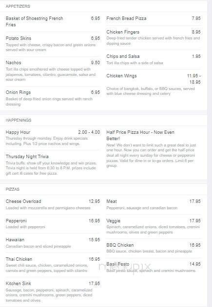 Pizza on the Hill - Truckee, CA menu_pic