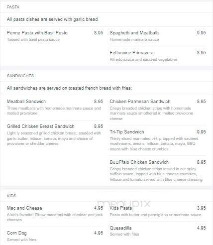 Pizza on the Hill - Truckee, CA menu_pic