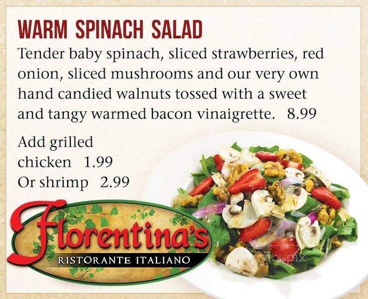 Florentina's - Branson, MO menu_pic