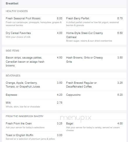Packard's Steak House - Palm Harbor, FL menu_pic