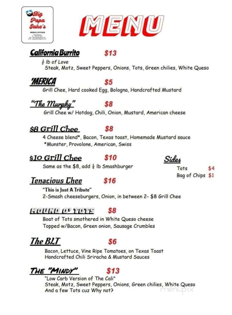 Village Tap - Deer Creek, IL menu_pic