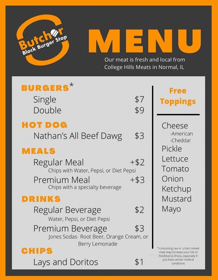 Village Tap - Deer Creek, IL menu_pic