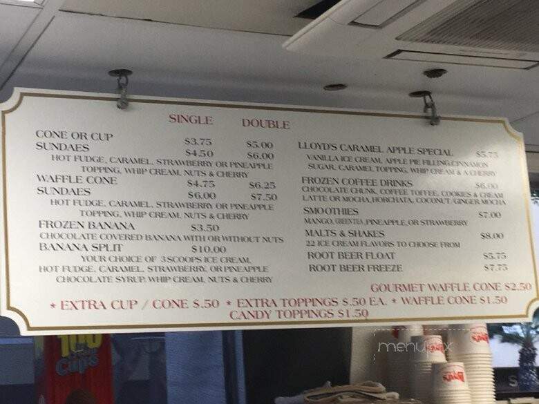 Lloyd's of Avalon - Avalon, CA menu_pic