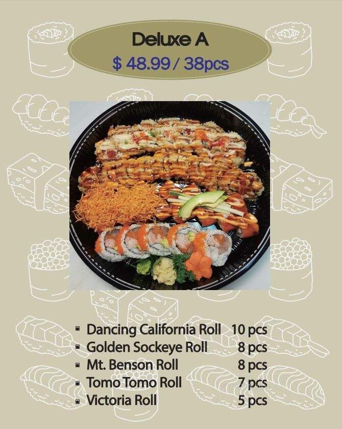 Tomo Sushi To Go - Nanaimo, BC menu_pic