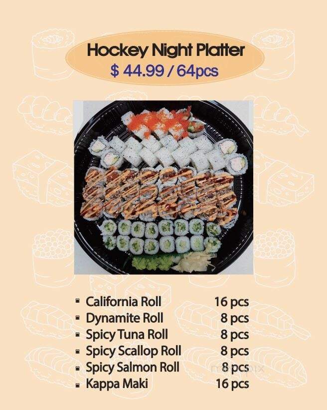 Tomo Sushi To Go - Nanaimo, BC menu_pic