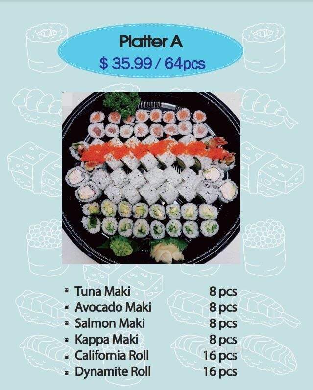 Tomo Sushi To Go - Nanaimo, BC menu_pic