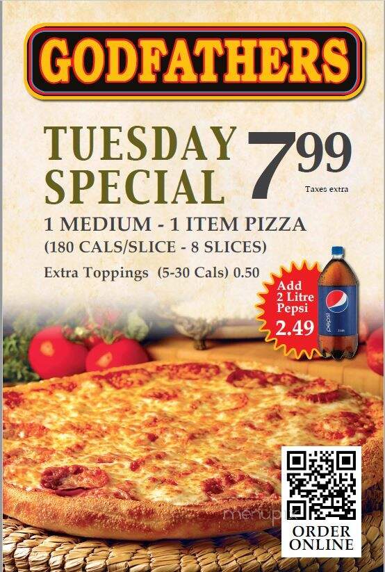 Godfather Pizza - Waterford, ON menu_pic