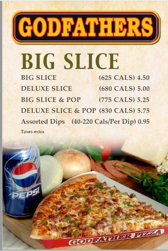 Godfather Pizza - Waterford, ON menu_pic