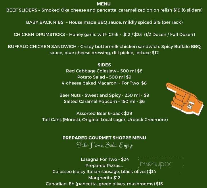 La Roma Restaurant - Ottawa, ON menu_pic