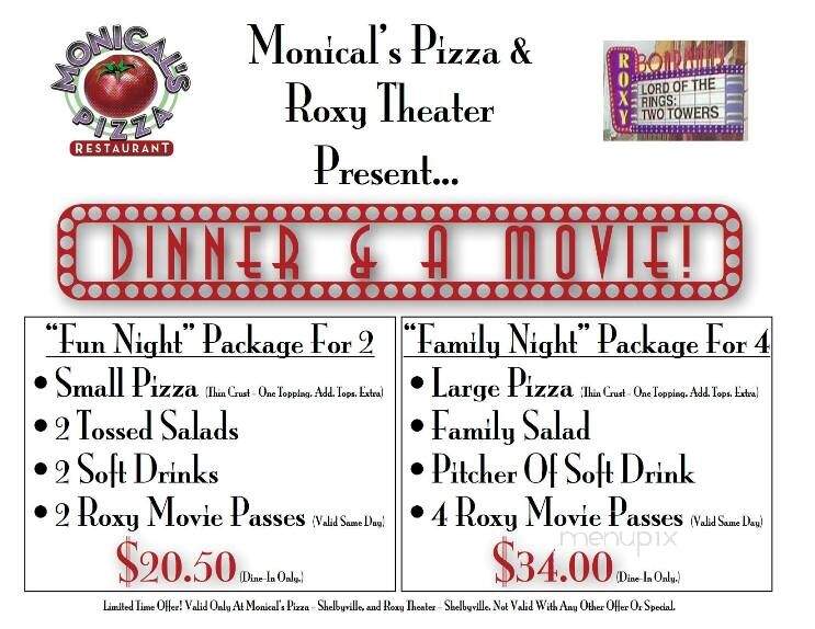Monical's Pizza - Shelbyville, IL