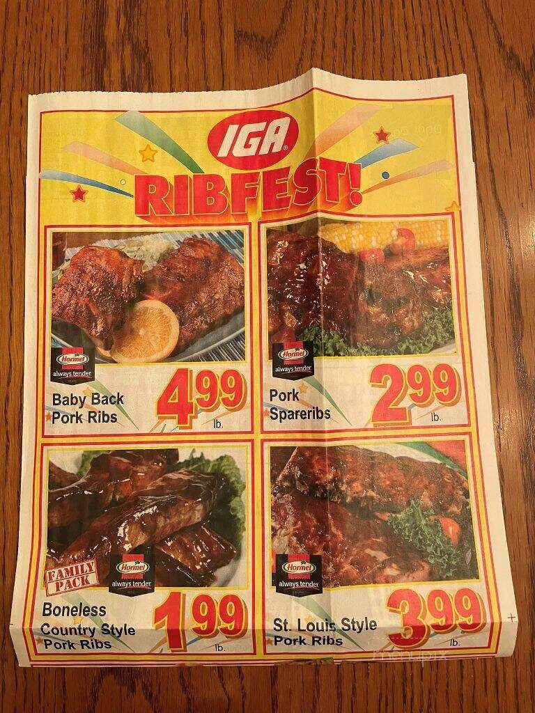 Mt Sterling Iga - Mount Sterling, IL menu_pic