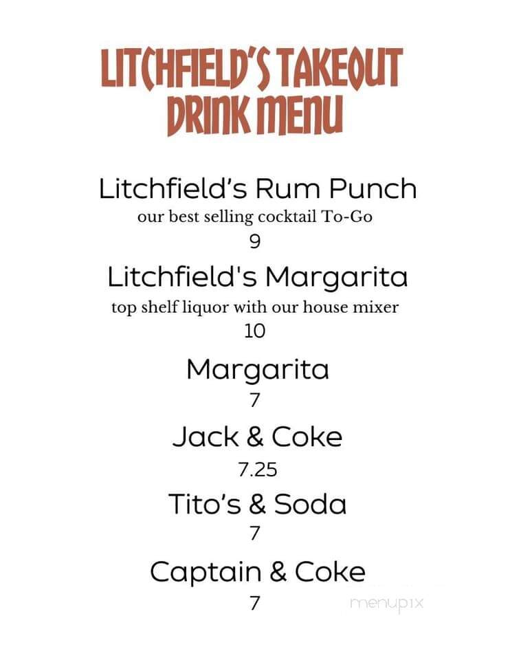 Litchfield's Restaurant - Wells, ME menu_pic