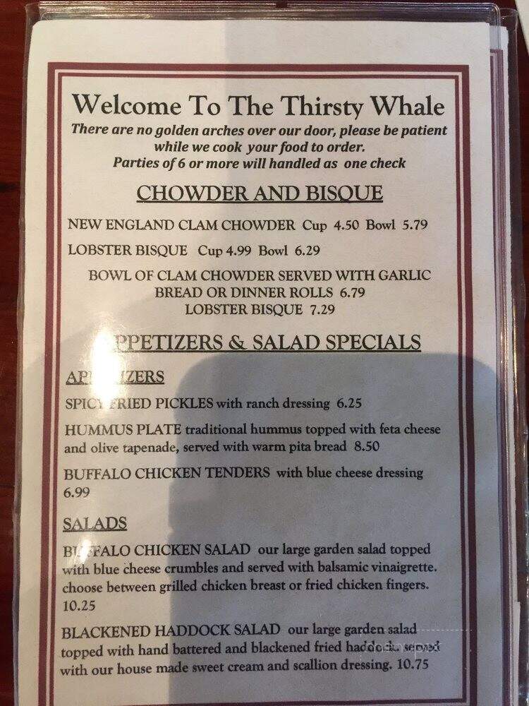 Thirsty Whale - Bar Harbor, ME