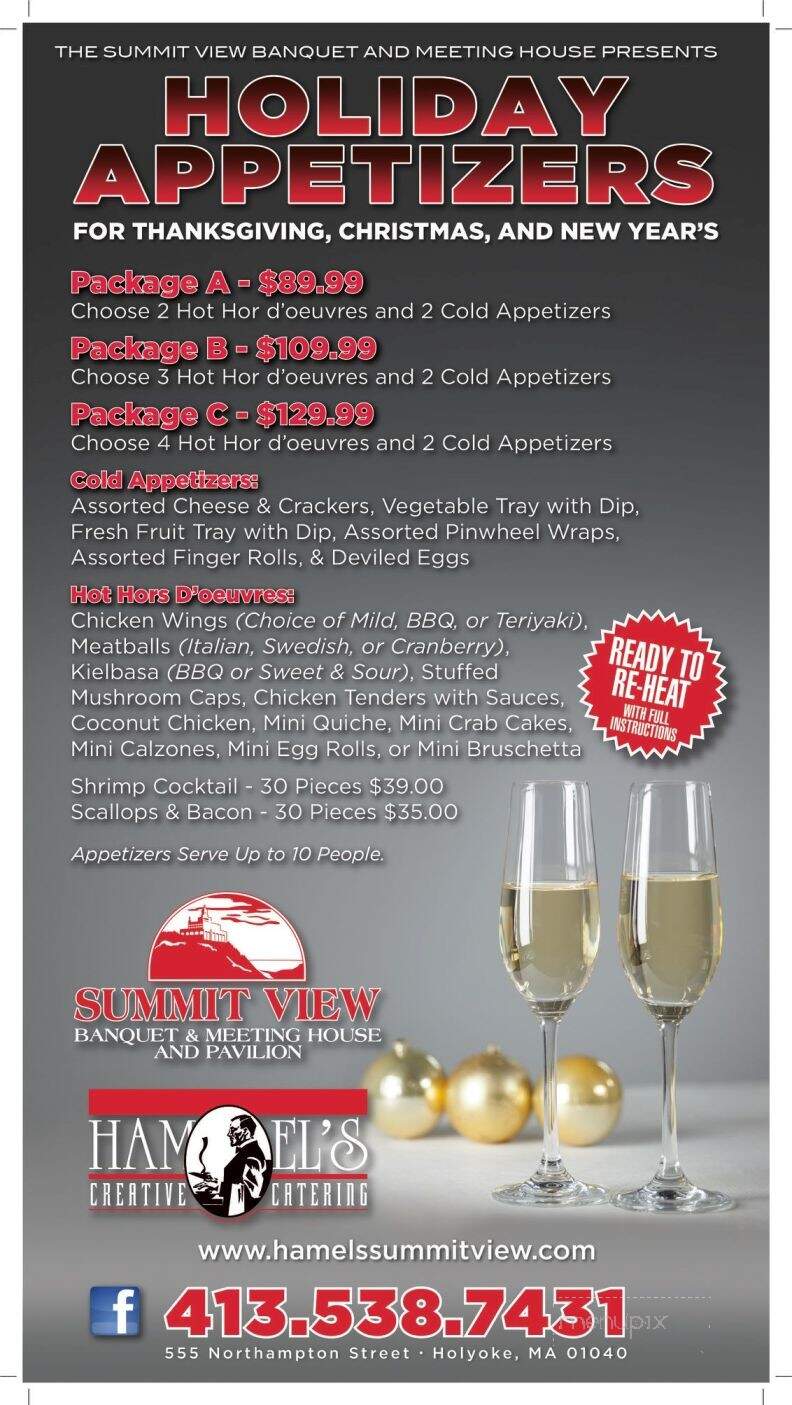 Summit View - Holyoke, MA menu_pic