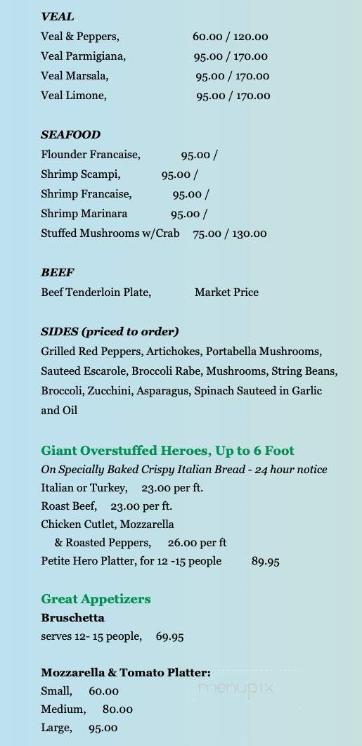 Mario's Italian Market - Surf City, NJ menu_pic