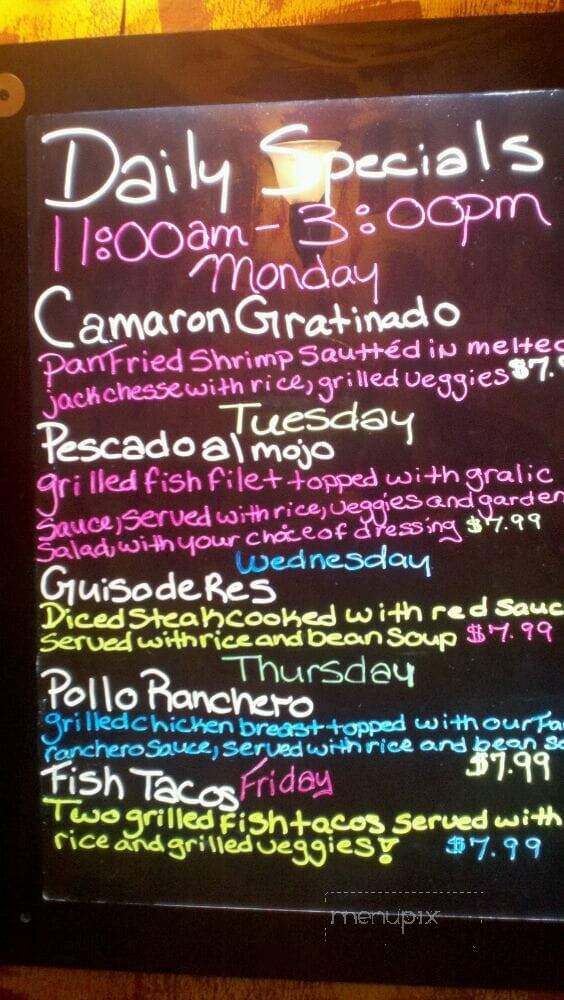 Lupe's Tex Mex Grill - Bedford, TX menu_pic