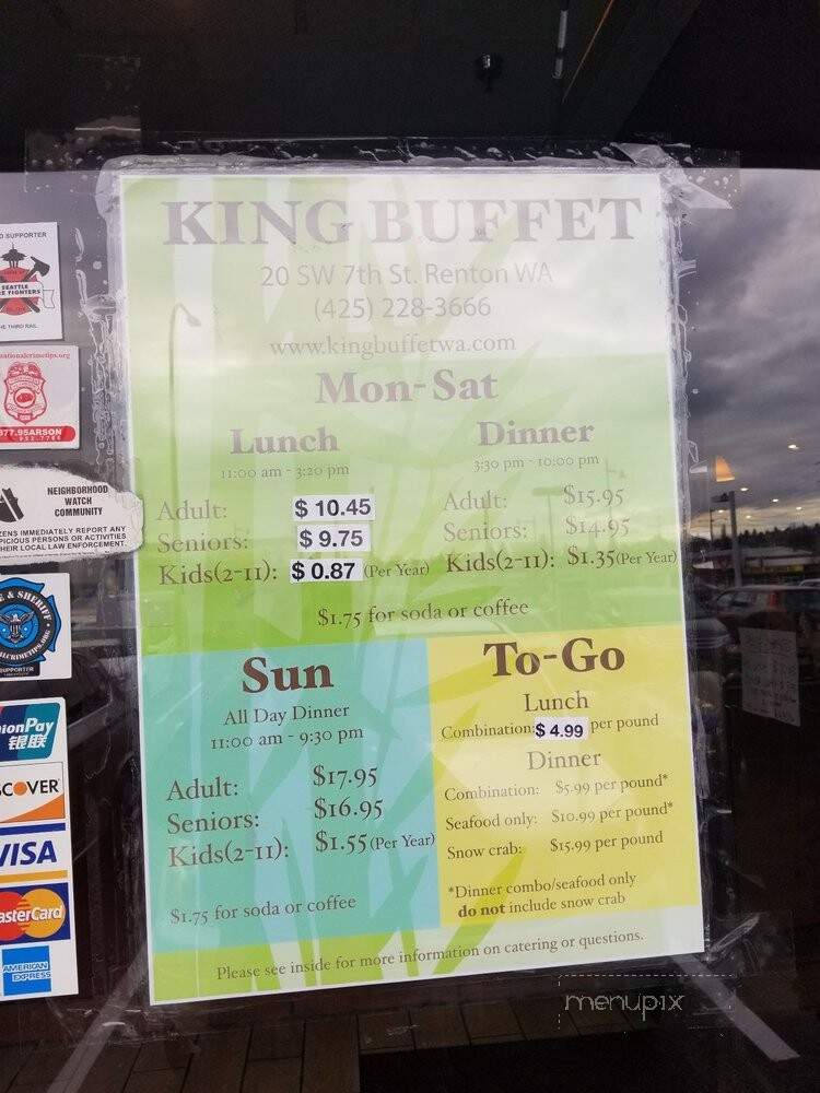 King Buffet - Renton, WA