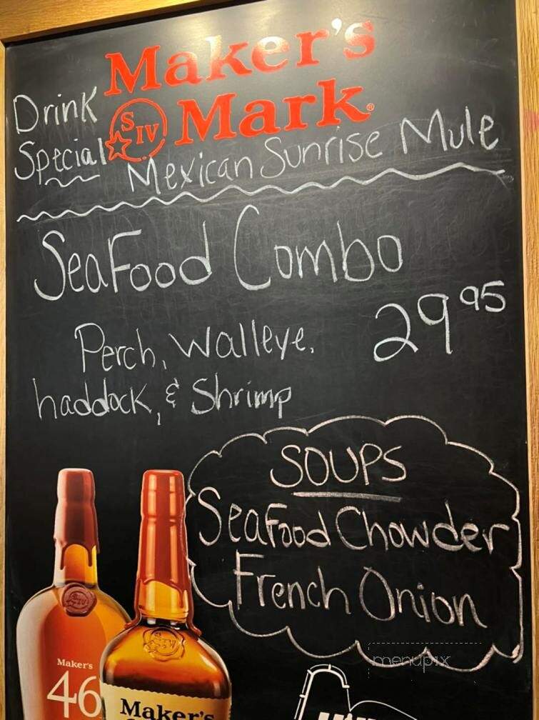 Hillcrest Lodge - Townsend, WI menu_pic