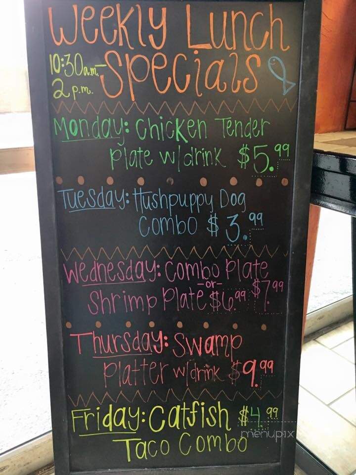 Swamp Johns Catfish - Muscle Shoals, AL menu_pic