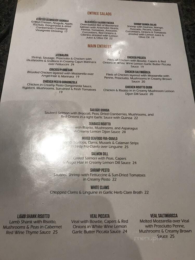 Pasta Primavera Cafe - San Ramon, CA menu_pic