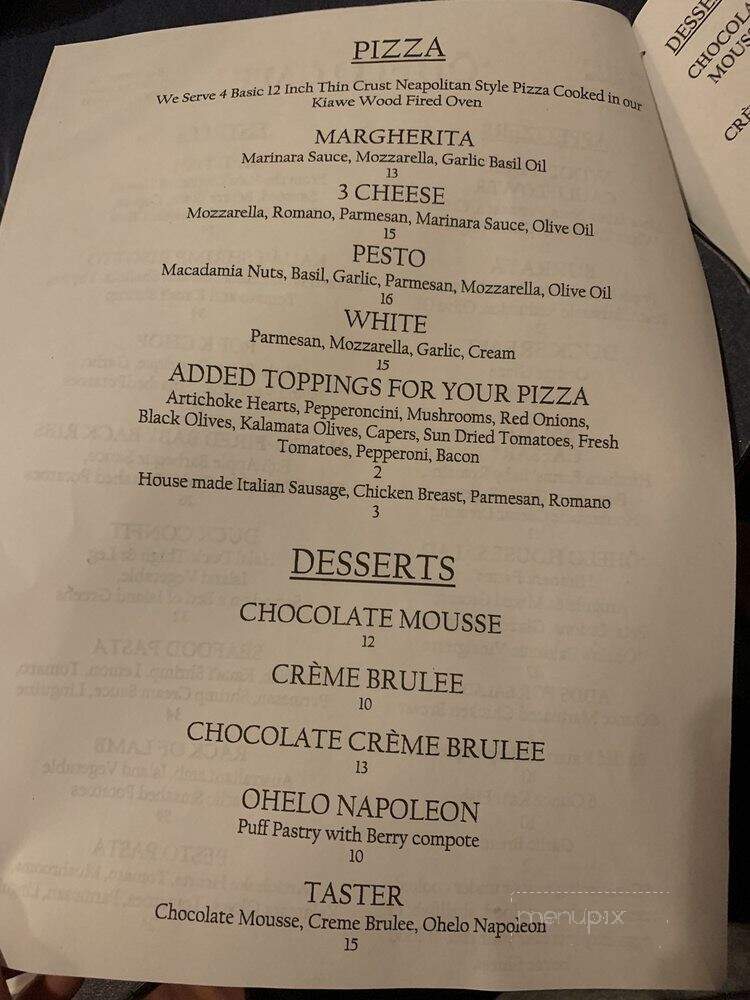 Ohelo cafe - Volcano, HI menu_pic