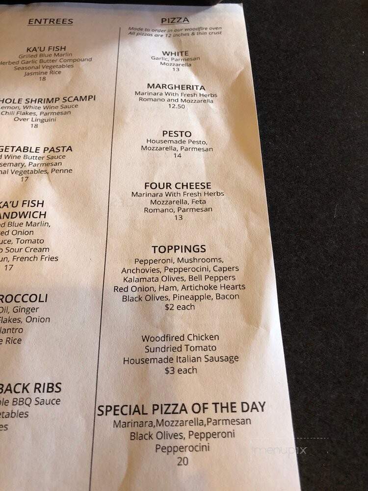 Ohelo cafe - Volcano, HI menu_pic
