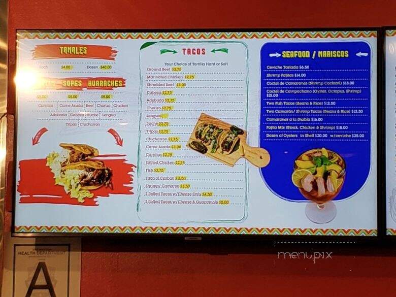 Giliberto's Mexican Taco Shop - Moab, UT menu_pic