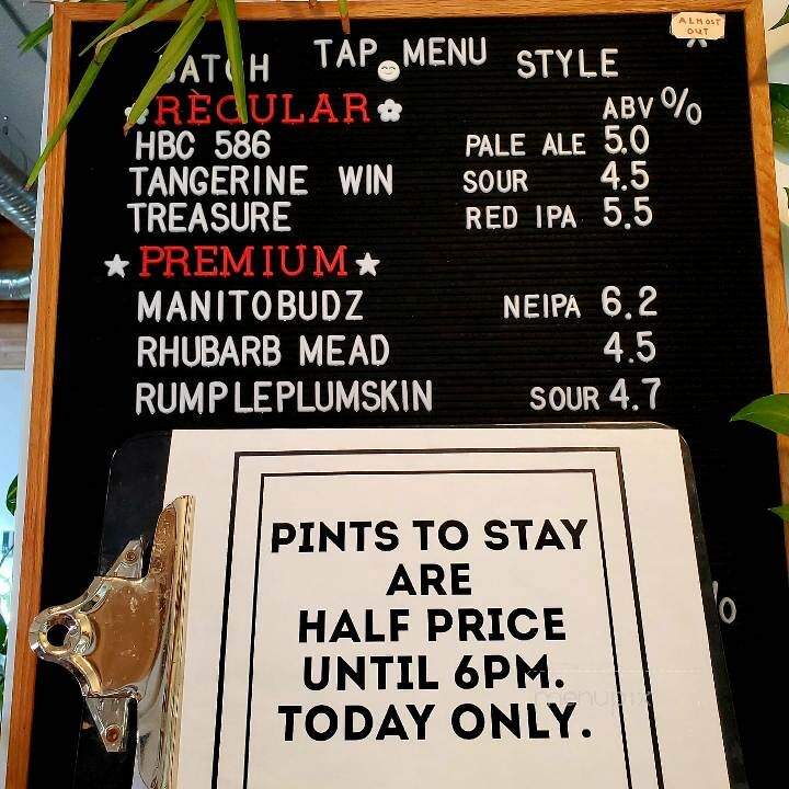 Malty National Brewing - Regina, SK menu_pic