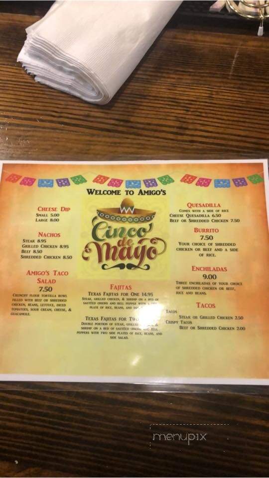 Amigo's - Griffin, GA menu_pic