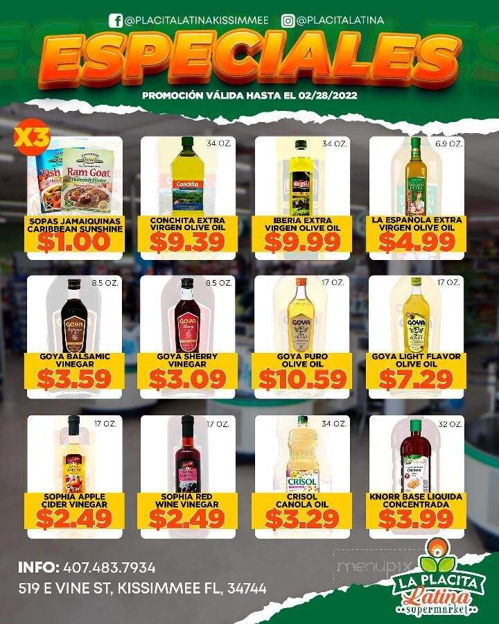 La Placita Latina Supermarket - Kissimmee, FL