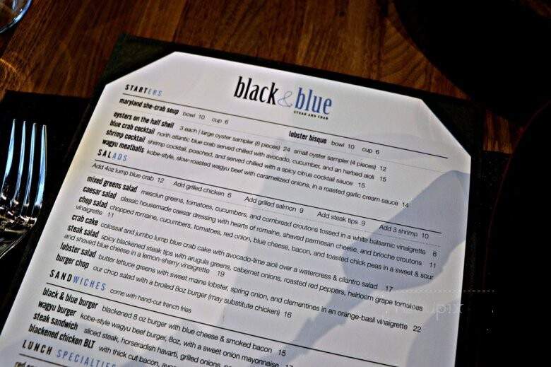 Black & Blue Steak and Crab - Burlington, MA menu_pic