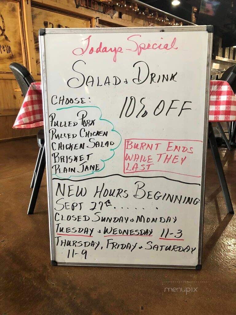 J3 BBQ & Homemade Ice Cream - Bainbridge, GA menu_pic