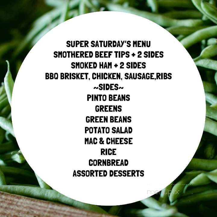 Fowler's Smokin Soul Food - Austin, TX menu_pic